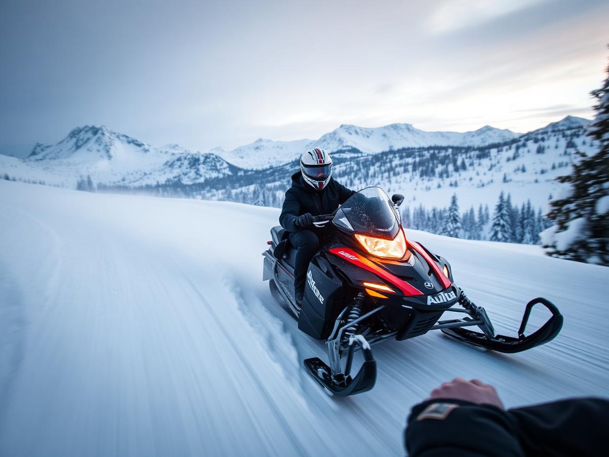 Sneeuwscootersafari