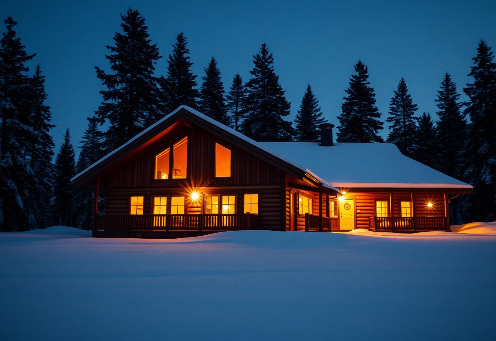 Sfeervolle wintersportlodge in Zweden